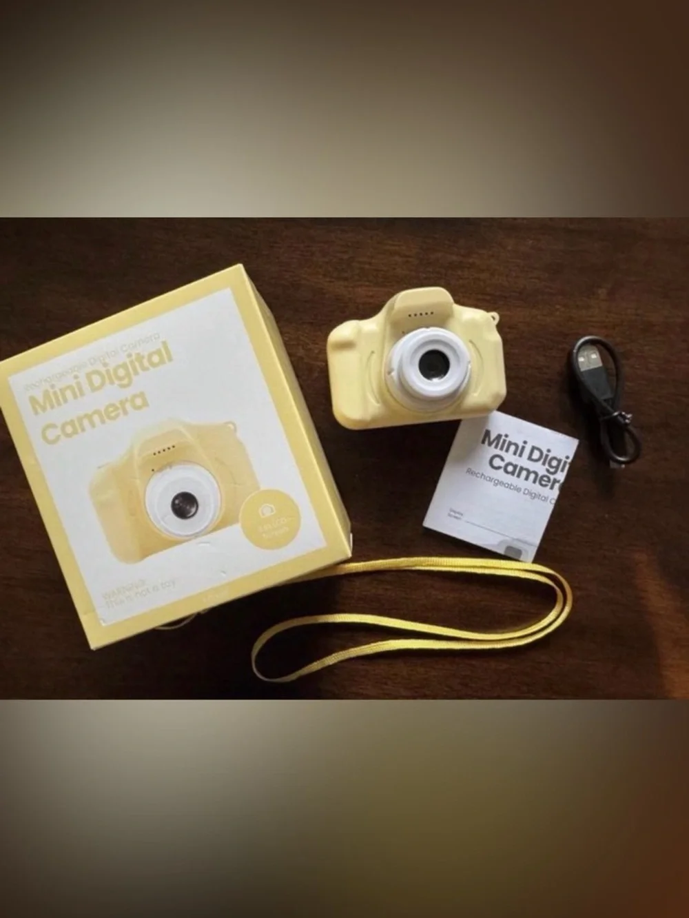 🔵 Final Call. Mini Digital Camera in Yellow. Takes real pictures. Price Firm.